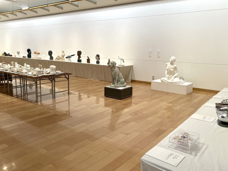 「手で見る造型展」会場風景