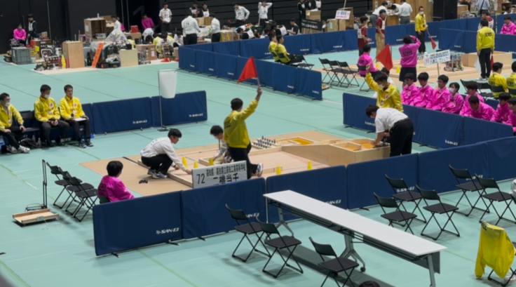 全国高等学校ロボット競技大会の様子