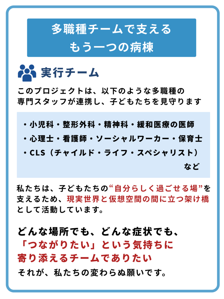 多職種チームで支える もう一つの病棟