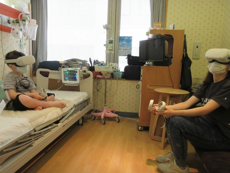 イベントに参加中の患者さん