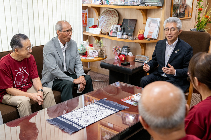 市長表敬訪問の様子