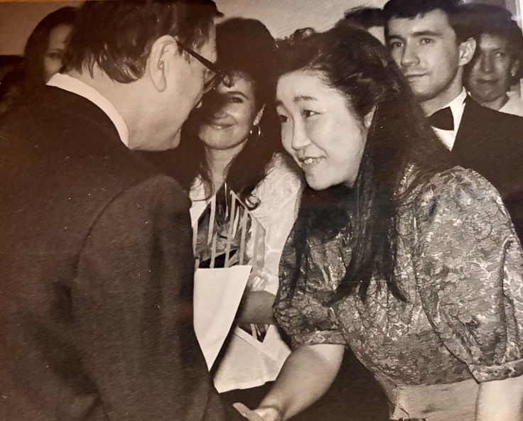 ドヴォルザーク国際声楽コンクール授賞式にて