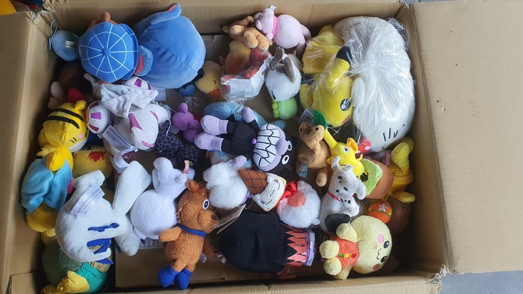 ジトーミルに届けるためにまとめたおもちゃ支援