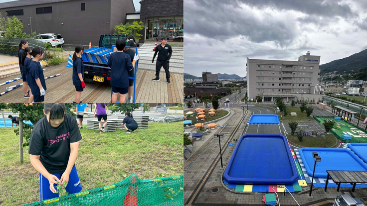 会場準備の様子