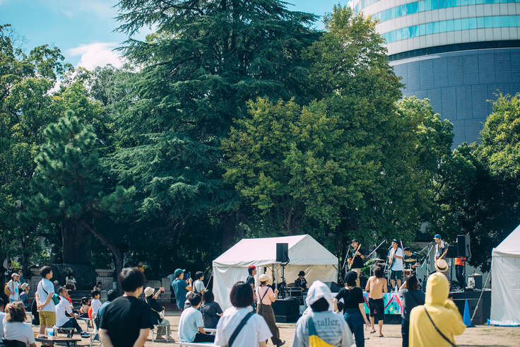 以前のマチノブンカサイ校庭