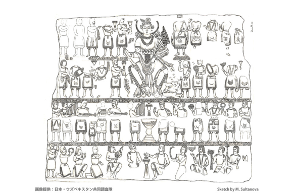 木彫板復元起こし図