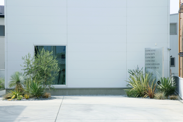 新築したばかりに撮った外観