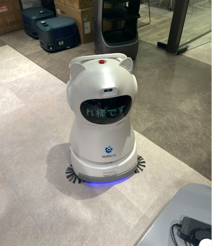 お掃除ロボットの様子