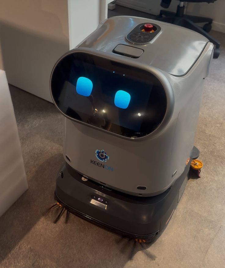 お掃除ロボットの様子