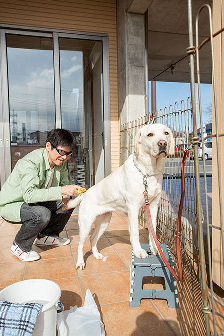 栗山氏と盲導犬、その１