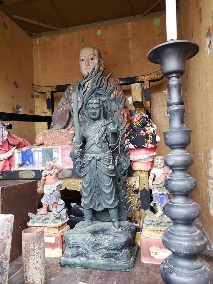 仮宮の弘法様と波切不動明王様