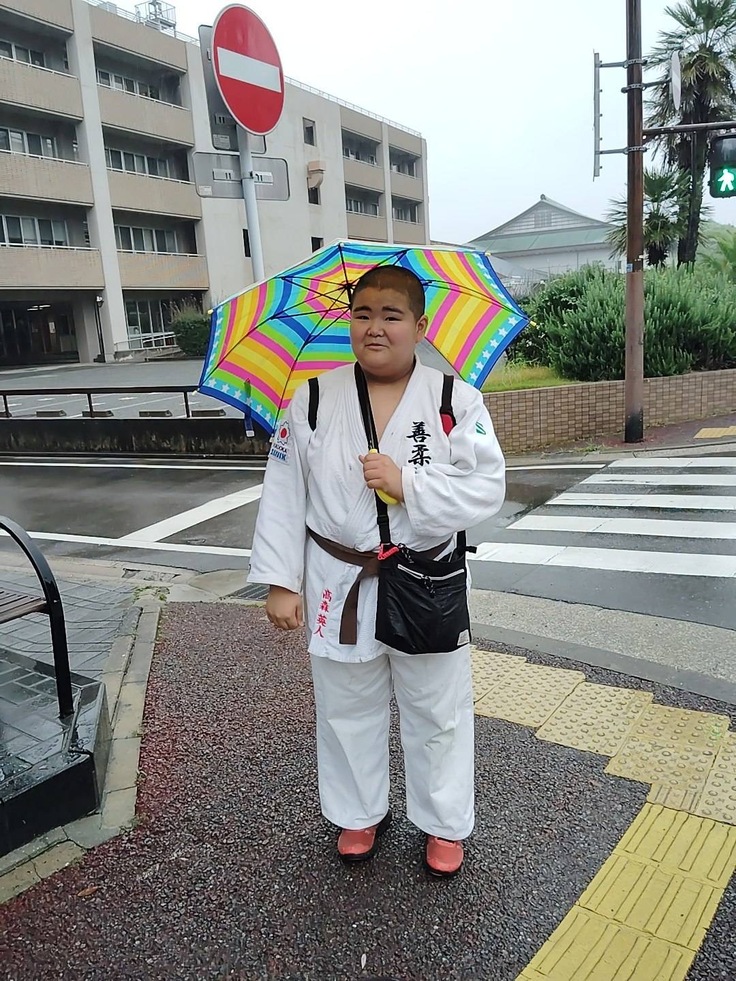 雨の日の稽古