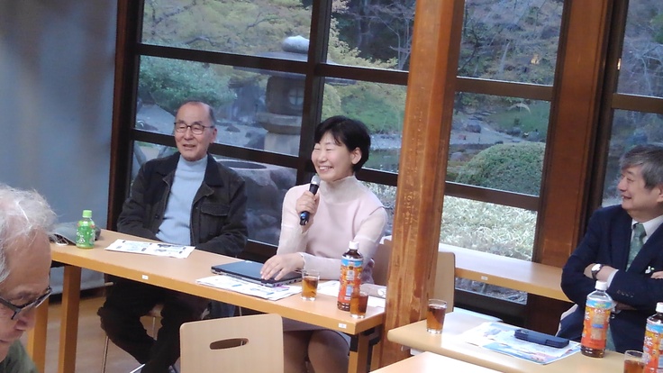 2024年3月30日小石川後楽園内「涵徳亭」キックオフ集会の写真