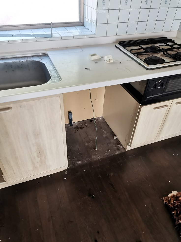 食洗機も外しました！