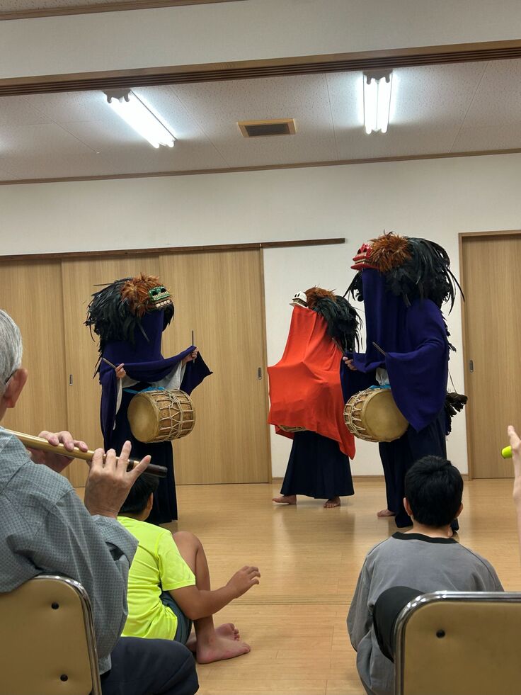 稽古獅子での練習の様子