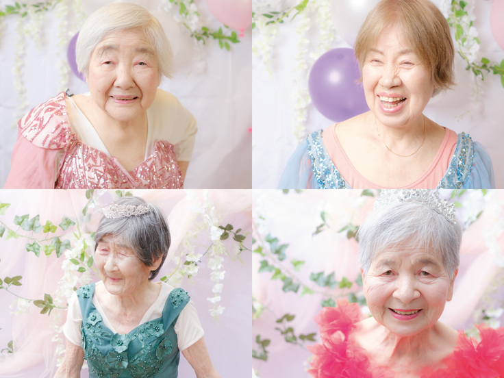 ばあちゃんのファッションショー