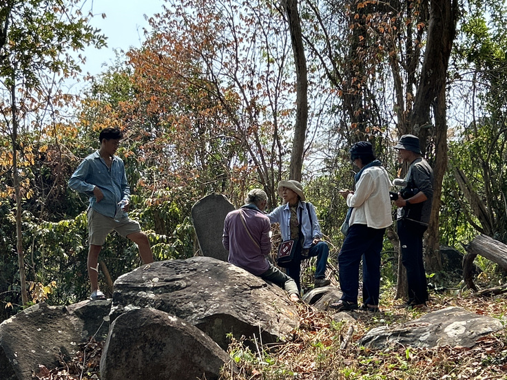 ラオスの森の中で2025年３月