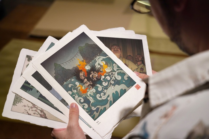 妖怪和紙アート