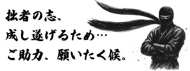 拙者の志、成し遂げるため…ご助力、願いたく候。