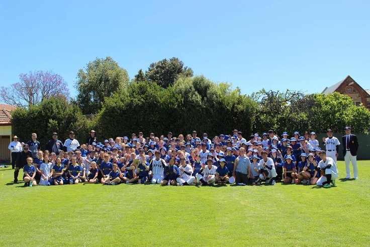 2022年に開催した野球教室の様子