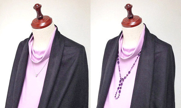 ネックレスコーデ