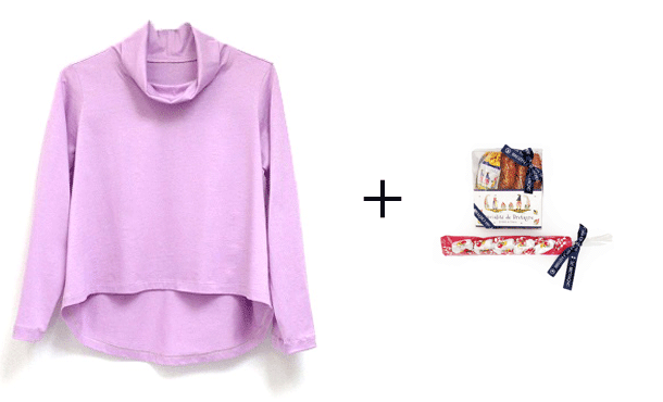 服と菓子のセット