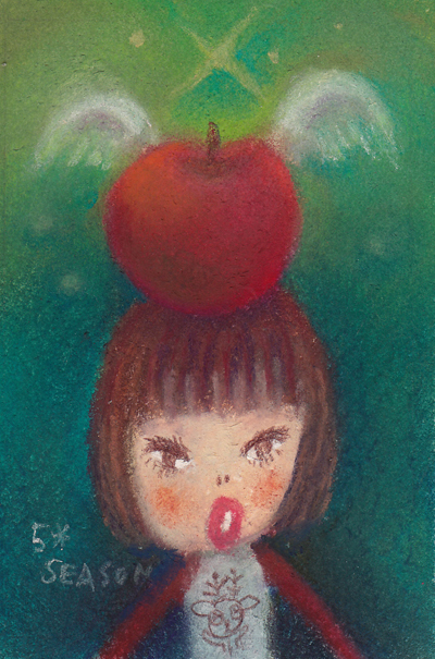 歌うパステル画家