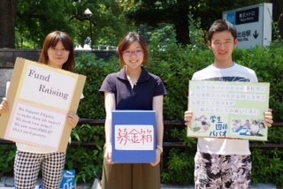 駅前、イベント広場など、思いつく限り、人が集まりそうなところで寄付をお願いしました！！