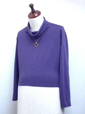 綿モダールスムース　ネックレス