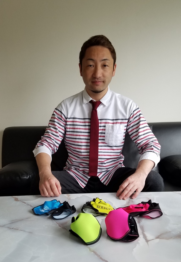 専用の手袋を開発して、伊藤選手の世界記録更新を応援したい！