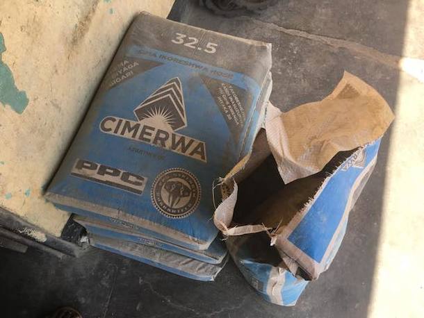 ルワンダ産のセメント