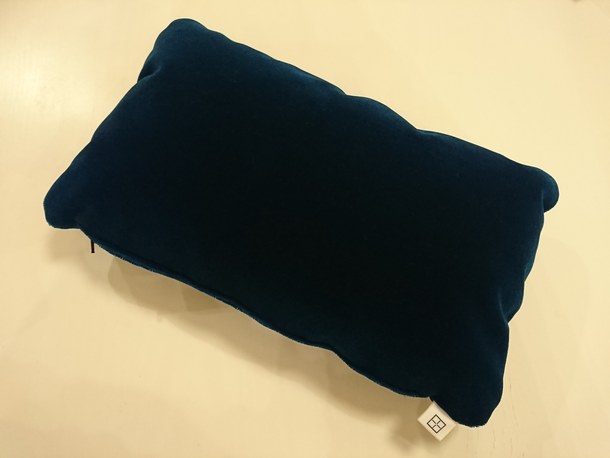 JNR Blue Moquette Mini Cushions