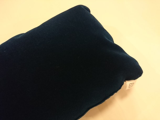 JNR Blue Moquette Mini Cushions