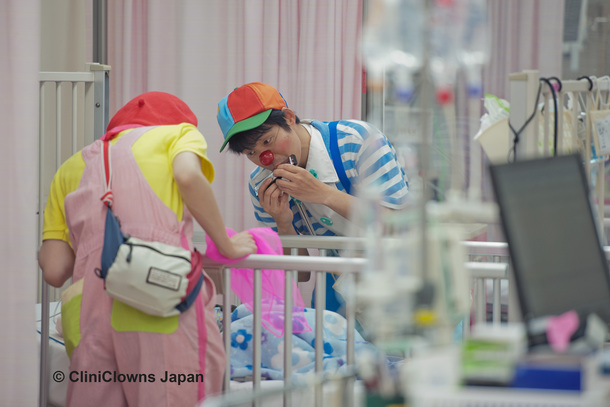 クリニクラウンの病院訪問の様子その2