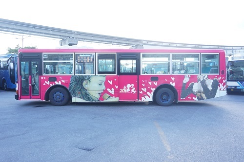 遂にAMUROバス始動！! 安室奈美恵さんへ はなむけのラッピングバスを 