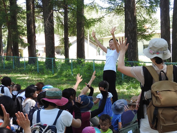 親子運動教室の皆さんと