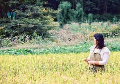 自然の美しさに感動して、時々ぼーっとします。（撮影：滝澤さや香）