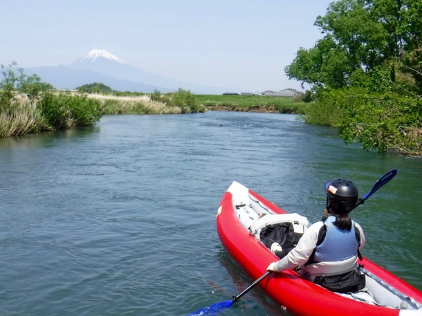 狩野川から望む富士山