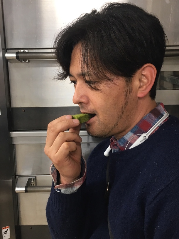 大野耕生さんも試食に参加してくれました。