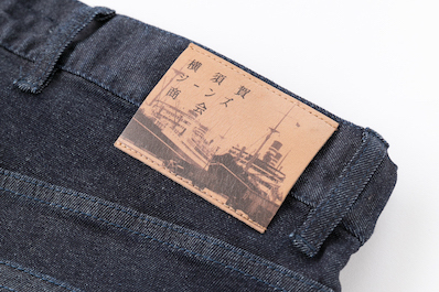 ワンタックスリムフィットジーンズYokosuka jeans