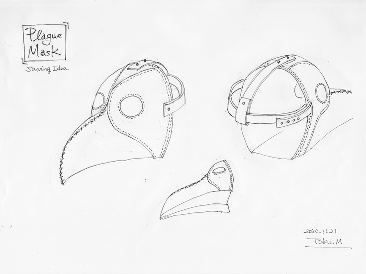 ペストマスク _イラスト