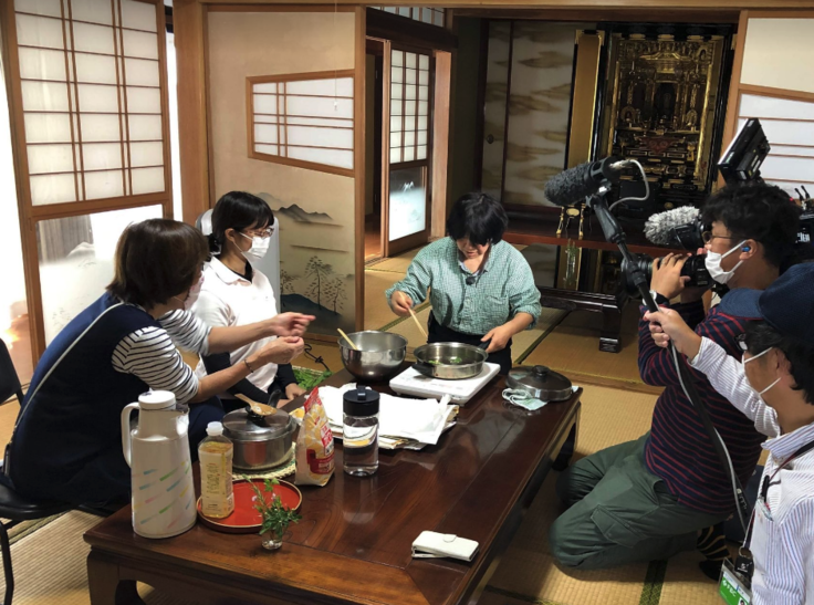 食事風景（FBC取材時）