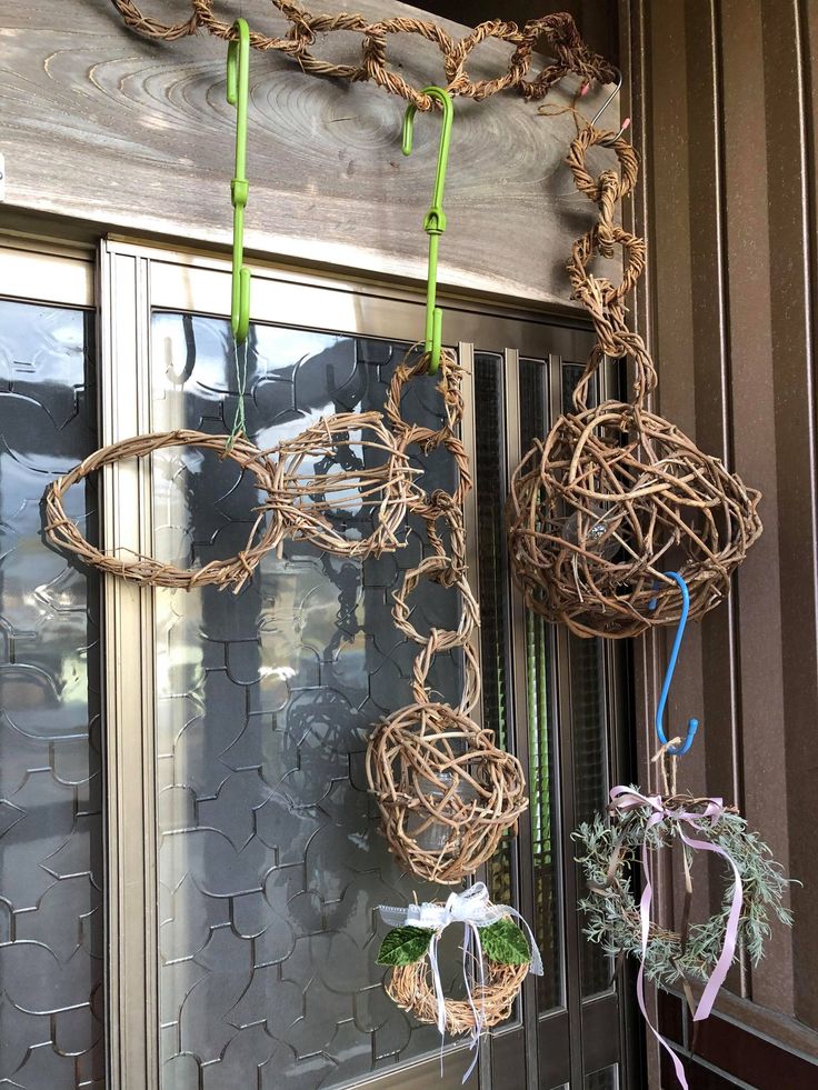 ワークショップで作成できるツタボールなど