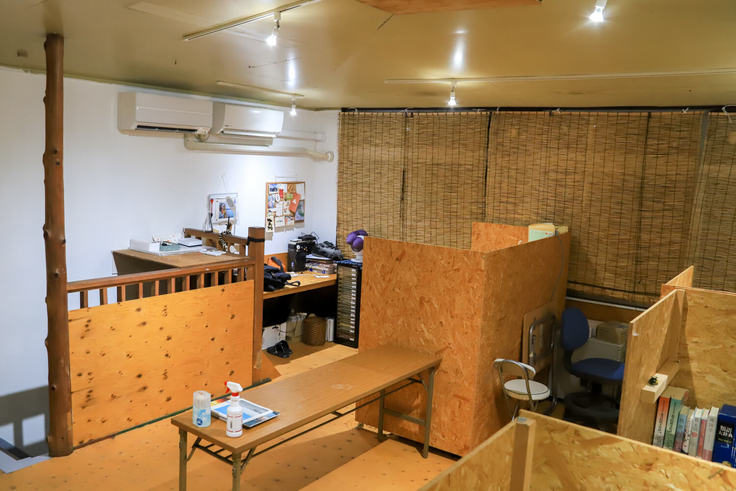 KUBOKURI2階シェアオフィスの様子