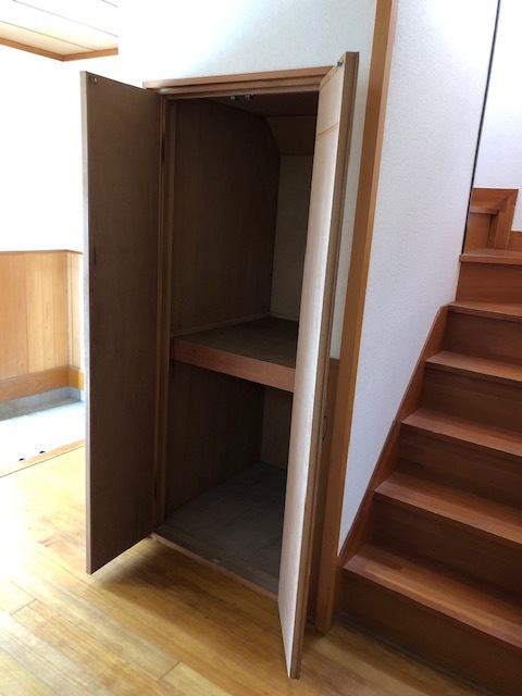 この収納スペースをトイレに！