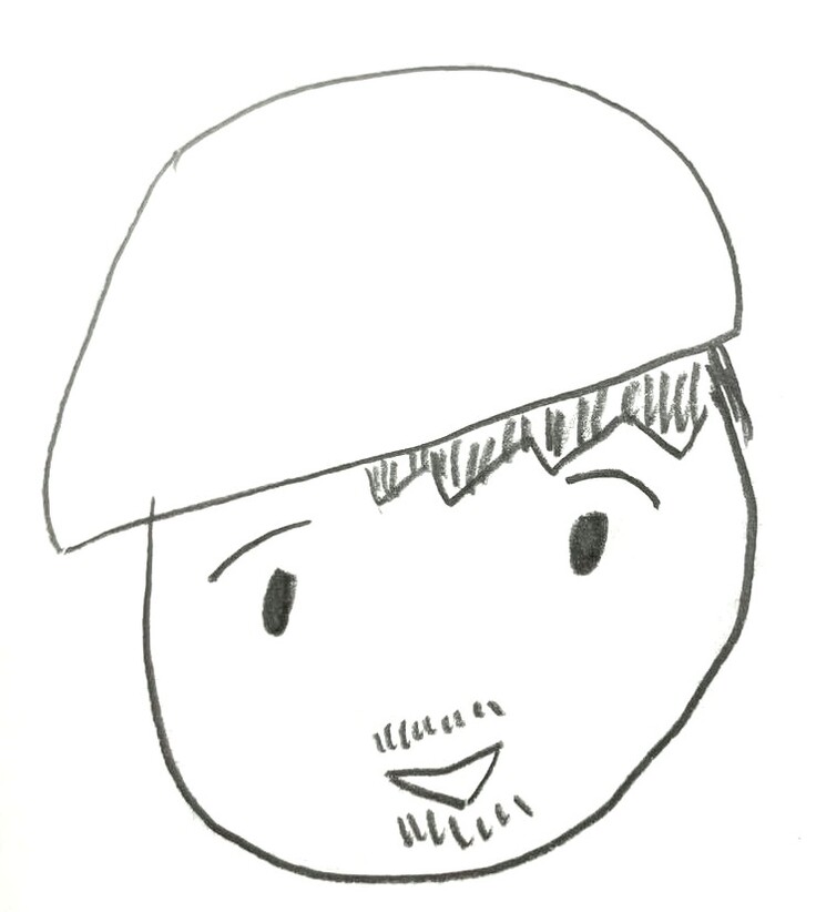 神山典士氏似顔絵