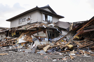被災した木下の自宅