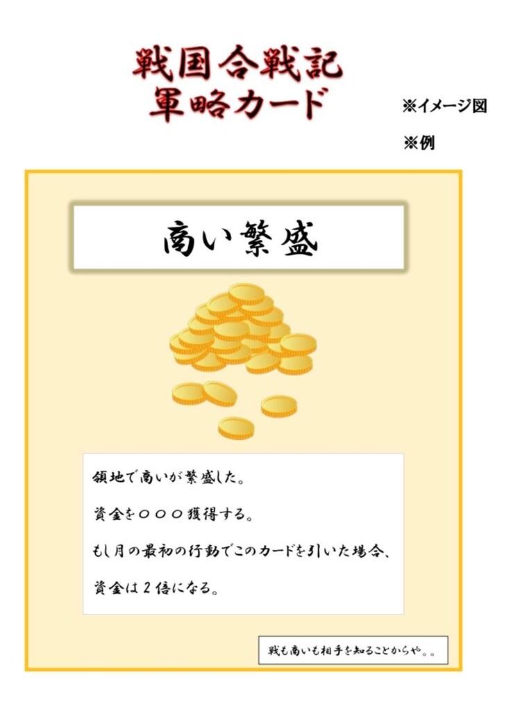 カード例　軍略カード
