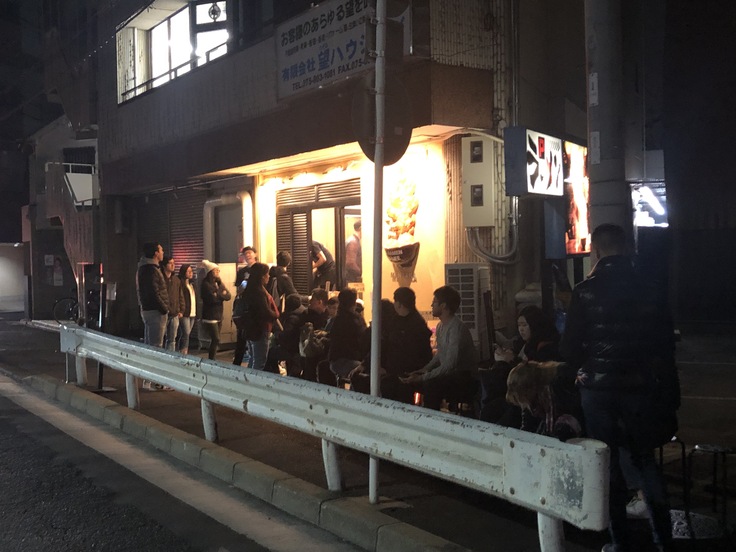 めん馬鹿一代行列の様子