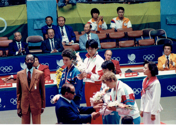 オリンピック表彰台